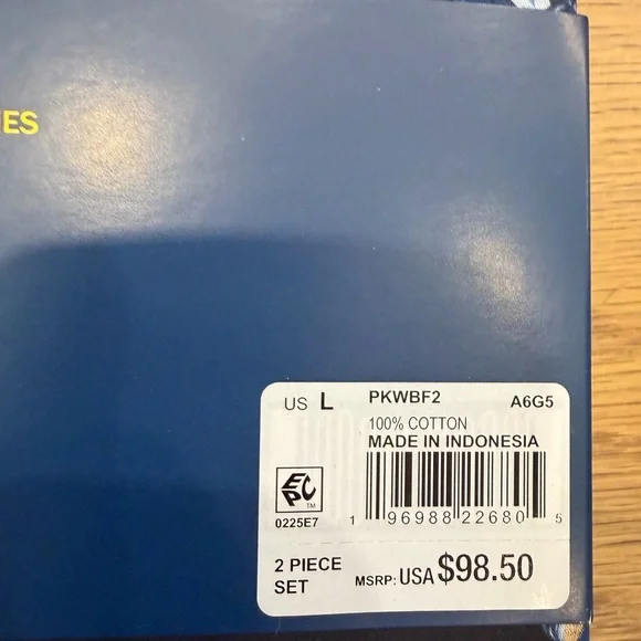 Polo Ralph Lauren Black Pajama Set with Bear Design - Picture 3 of 8